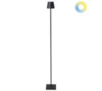 Beliani Wireless Led Floor Lamp Gavarresa Black