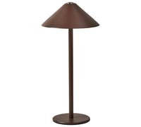 Beliani Wireless Led Table Lamp Francoli With Dimmer Metal Brown