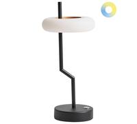 Wireless Metal Table Lamp Black ALVIELA