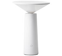 Wireless Metal Table Lamp White LEVIRA