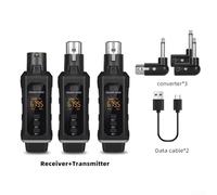 Wireless Mic System For Live Performance, 100 Meter Range, 110DB Dynamic Range, Compatible With PA Systems And forPhantom Power(B)