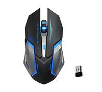 Wireless Mice - Pointer Tools, Cordless Optical Mouses | Breathing Led Light Up Mouses with 6 Silent Buttons, 2.4g Cursor Accessories, Mice Long Range with 1200 Dpi Optical Sensor for Pc Laptop Tablet