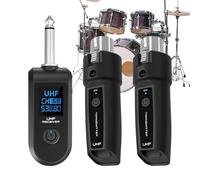 Wireless Microphone Adapter - Wireless Microphone Transmitter | Professional Wireles Microphones System For Stable, TV Stereo Mixer Guitar Radio Music StreamingTransmission