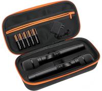 Wireless Microphone Case Compatible with JBL PartyBox Wireless Mic - 2X Digital Wireless Microphones,Protable Mic Travel Bag Storage Box for Receivers, Adapters, AA Batteries,Charger (Box Only)