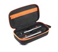 Wireless Microphone Case for JBL PartyBox Wireless Mic Waterproof Handheld Dual Mic Hard Travel Carrying Bag Shockproof Storage Bag Organizer Bag Anti-Collision Handbag (Battery Models)