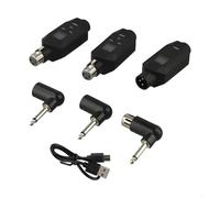 Wireless Microphone Converter XLR Transmitter Receiver System for Dynamic Mic, 24-Bit Audio, 600-690MHz Frequency Range, 80m Ra(1 IN 2)