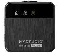 Wireless microphone Easypix MyStudio Mic Duo Black One size