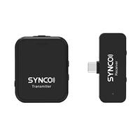 Wireless Microphone for Phone, HUIOP G1T 2.4G Wireless Microphone System with Clip Transmitter and Mini Type-C Receiver Transmission Range 150m Built-in Battery Compatible with SMAR