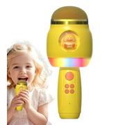 Wireless Microphone for Singing - Kids Microphone with LED Lights Cartoon for Karaoke,Fun Toys, Mic Speaker for Home Party Birthday, Outdoor Events