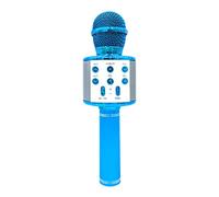 Wireless Microphone for Singing Recording with LED Lights Handheld BT Microphones Kids Karaoke Home KTV Player Party 5 Variable Sounds Noise Reduction Easy to Use