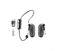 Wireless Microphone Headset, 2.4G Noise Cancelling High-Sensitivity Headset Mic, Head Mic For Fitness Instructor/Tour Guide/Teacher