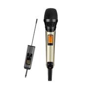 Wireless Microphone KM990 Full Metal Construction For Live Performance Stage Church Karaoke Black Lossless Sound Quality(1 Channel)