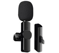 Wireless Microphone, Lavalier Microphone for Phone, Wireless Lavalier Microphones -Reduced Jacket Microphone, Ultra Threaded Delay Laptop Microphone for Podcast, Vide Recording