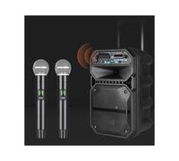 Wireless Microphone Professional Uhf Recording Karaoke Handheld 1 Channel Lithium Battery For Stage Church Party School