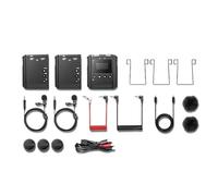 Wireless Microphone System Professional Lavalier Mic For Vlog Video DSLR Smartphone Interview Recording(UHF kit2)