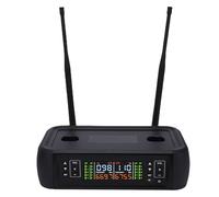 Wireless Microphone System Stable Sound Reproduction Dual Mic for Shared Performances, Suitable for Duets or Live Shows, Complete Kit