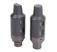 Wireless Microphone System, UHF 7 Channel Stable Transmission Transmitter Receiver for Dynamic Mic Adapter PA Speaker Karaoke Live Events Church Presentations