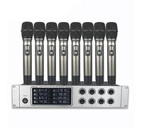Wireless Microphone System with LED Display and Four Antennae for Karaoke, KTV, DJ, Wedding, Party, Church Events