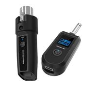 Wireless Microphone Transmitter and Receiver, Wireless Microphone Transmitter and Receiver, Microphone System, Wireless High Sensitivity Microphone Adapter, 20 Channel Radio Transmission System, Clear