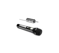 Wireless Microphone UHF Metal Cordless Handheld Mic System with Rechargeable Receiver 14 Output for Amplifier PA System Singing Karaoke Machine 200ft