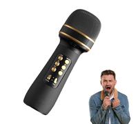 Wireless Microphone, Wireless Microphones, Handheld Wireless Microphone | -1 Wireless Microphone Party Supplies with LED Lights for Birthday Party Wedding Christmas