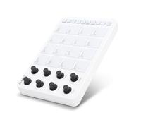 Wireless MIDI controller, RGB Drum Pad with 16 Pads and 8 Knobs USB Beat Maker for Music Production Studio