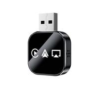 Wireless Mirrors Link Adapter, 2026 Upgrade Auto Adapter with 2.4/5ghz WiFi and 5.0, Fast Stable Connection Mini Stable Design Adapters (Black)