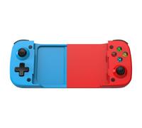 Wireless Mobile Gaming Controller for iPhone/Android/PC Hall Effect Joystick Stretchable Mobile Phone Gamepad with Turbo/Vibration/Macro Bluetooth Game Controller for Switch PC(Red Blue)