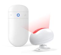 Wireless Motion Sensor Doorbell -Indoor Motion Detector Alarm, Door Chime for Business/Store/Office Entrance, Entry Alert Bell with Buzzer, USB/Battery Powered (1 Receiver + 1 Motion Sensor)