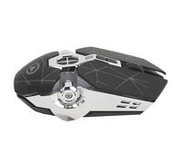 Wireless Mouse, 2.4Ghz Rechargeable Ergonomic Gaming Mouse with Wheel RGB Light, Cyber Punk Style Wireless Gaming Mouse for Laptop Desktop Gaming