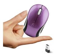 Wireless Mouse 2.4GHz USB, 12-Month Battery Life,Cute Computer Mouse 1600 D-PI, Ambidextrous, Small Pocket Portable Compact Travel Cordless Mice 3 Buttons Compatible with PC,Mac,Laptop Kids Girl Gift
