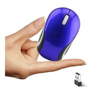 Wireless Mouse 2.4GHz USB, 12-Month Battery Life,Cute Computer Mouse 1600 D-PI, Ambidextrous, Small Pocket Portable Compact Travel Cordless Mice 3 Buttons Compatible with PC,Mac,Laptop Kids Girl Gift