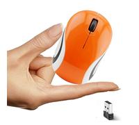 Wireless Mouse 2.4GHz USB, 12-Month Battery Life,Cute Computer Mouse 1600 D-PI, Ambidextrous, Small Pocket Portable Compact Travel Cordless Mice 3 Buttons Compatible with PC,Mac,Laptop Kids Girl Gift