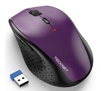 Wireless Mouse 4800 DPI Adjustable 6 Level Silent USB Computer Laptop PC