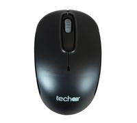Wireless mouse black. Silent button feature