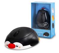 Wireless Mouse Bluetooth 5.2 + 5.0 + 2.4 GHz USB Cute Cartoon Quiet Wireless Mouse for Children Girls Left and Right Handed Compatible with PC, Computer, Mac, Laptop (Gift Penguin)
