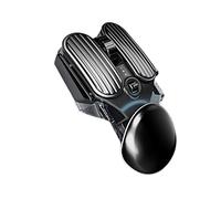 Wireless Mouse Computer for Laptop Gaming Bluetooth Rechargeable Ergonomic Mice Pointing Device Photoelectric Power Four-way Roller Type-C Rechargeable DPI Adjustable 2.4G (93.5x64x38.3mm,black)