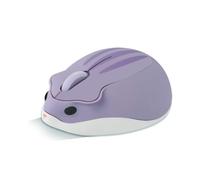 Wireless Mouse Cute Hamster Shape Less Noice Portable Mobile Optical Animal Mice Ergonomic Design Cordless Mouse with USB Receiver for PC/Laptop/Computer/Notebook/MacBook for Kids/Girl Gift (Green)