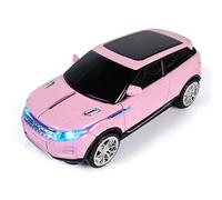 Wireless Mouse Cute Pink Car Mice, Portable Compact Novelty Cool Fun Mice, Funny USB Girly Mouse for Laptop PC Computer Tablet Macbook Kids Girl Boy Women Men Mom Small Hands Travel Office School Gift