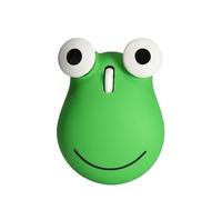 Wireless Mouse Dual Mode Bluetooth 5.1/2.4G USB Lovely Cute Animal Frog Shape Mice 1200D-PI Portable Cordless Mute Ergonomic Mouse for Laptop PC iPad Windows/iOS/Android Children Kids Gift (Green)