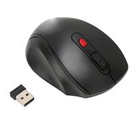 Wireless Mouse Ergonomic Design 2.4G Gaming Mouse High Accuracy for Laptop Desktop Office Use Black
