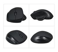 Wireless Mouse, Ergonomic Mouse with USB Receiver Vertical Wireless 2.4G Vertical for PC Mac Laptop (Black)