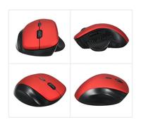 Wireless Mouse, Ergonomic Mouse with USB Receiver Vertical Wireless 2.4G Vertical for PC Mac Laptop (Red)