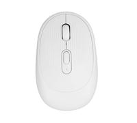 Wireless Mouse, Portable Intelligent Dream 2.4g Quiet Optical Mouse for Laptop (White)