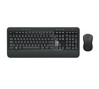 Wireless Multimedia Keyboard and Mouse Kit - Black - Includes Keyboard and Optical Mouse - Single USB Port