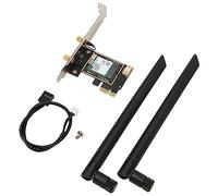 Wireless Network Card, Support MU MIMO PCB PCIE WiFi 6E Card 5374Mbps 2.4GHz 5GHz 6GHz Security Mechanisms for Gaming