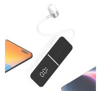 Wireless Noise Cancelling Earbuds, Clip On Earbuds for Lapel - Sport Earbuds with Digital Display - for Sports Work Training Gym Men Women