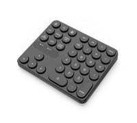 Wireless Number Pad, 35 Keys 2.4G Numeric Keypad with Receiver, Portable Quiet Touch Rechargeable Financial Accounting External Numpad Keyboard for Android for OS X