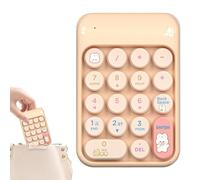 Wireless Number Pad for Laptop - 18 Keys Cartoon Numpad,2.4G Number Pad | for Laptop PC Financial Accounting Study Game
