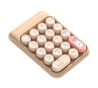 Wireless Number Pad for Laptop,18 Keys Cute External Numpad - 2.4G Number Keypad - for Financial Accounting Office Work Study Laptop PC